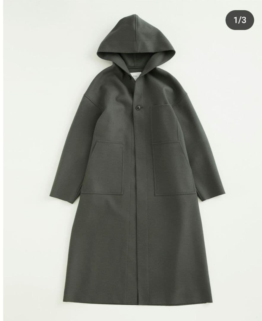 HYKE UNITED ARROWS別注　フーデッドワークコート