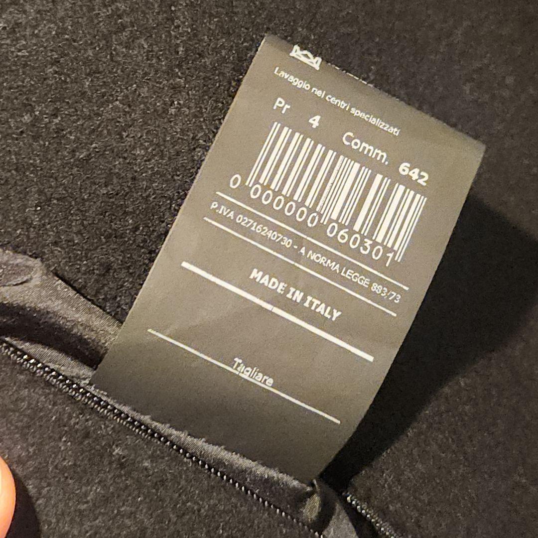 HEVO GALATONE ダブルブレスト コート 黒 48