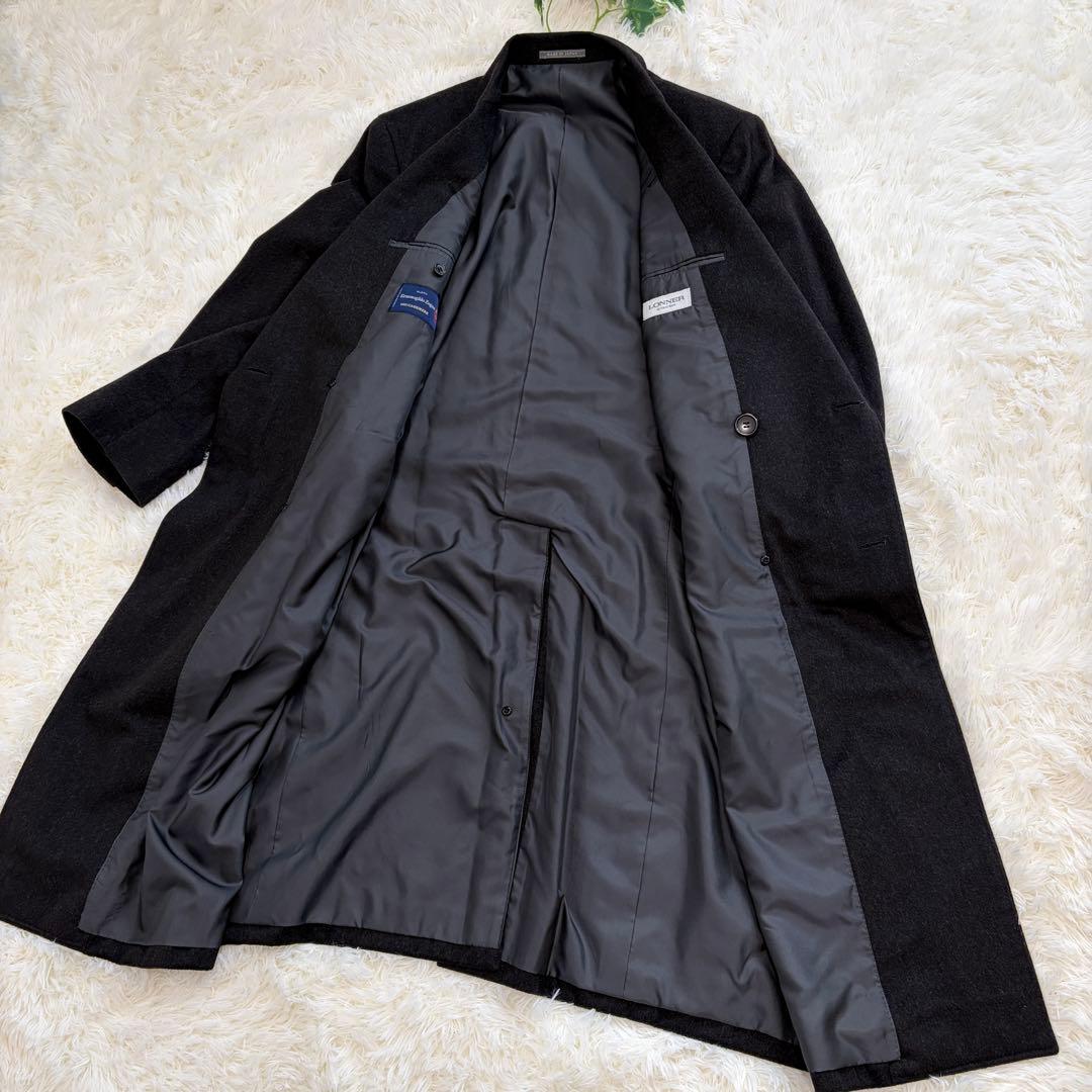 【ゼニア カシミヤ100%】 チェスターコート ダブル Lonner 日本製