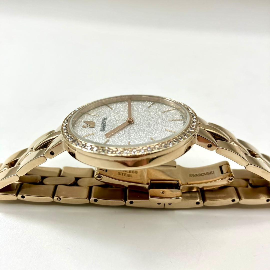 美品 稼働 新品電池 Swarovski コスモポリタン 腕時計 ピンクゴールド