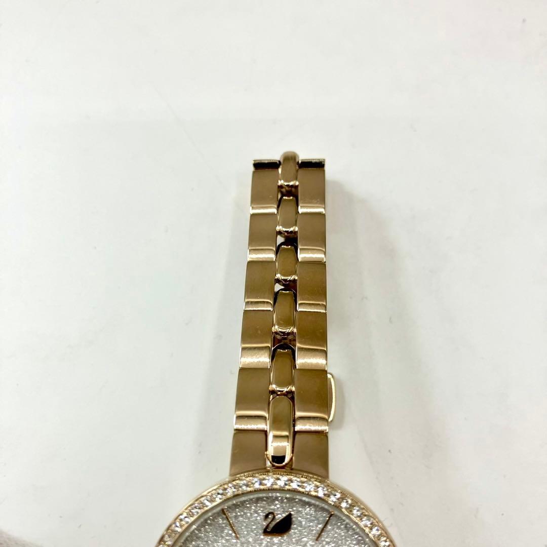 美品 稼働 新品電池 Swarovski コスモポリタン 腕時計 ピンクゴールド
