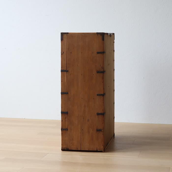 アンティーク 時代 和箪笥 スギ 整理箱 タンス 隠し箱 古家具