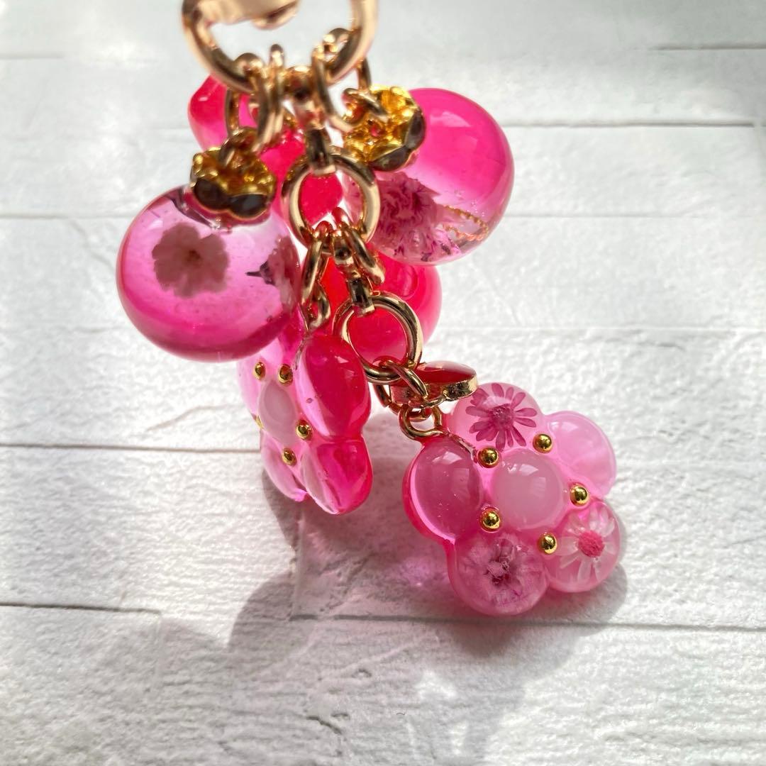 Lunaページ　Man名入れチャーム　レジンキーホルダー5点