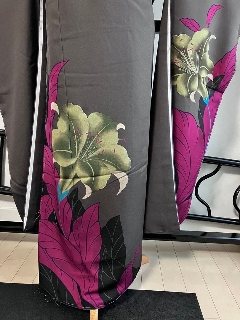 お値下げ 振袖フルセット シックな焦茶 ブラウン 成人式 結婚式 袋帯