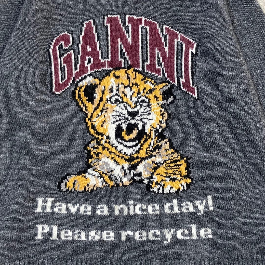 【美品✨24AW】GANNI グラフィックウールミックス ニット セーター