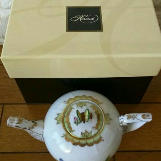 ▶完了◀新品/ヘレンド ヴィクトリアブーケ　ミニ ティーポット