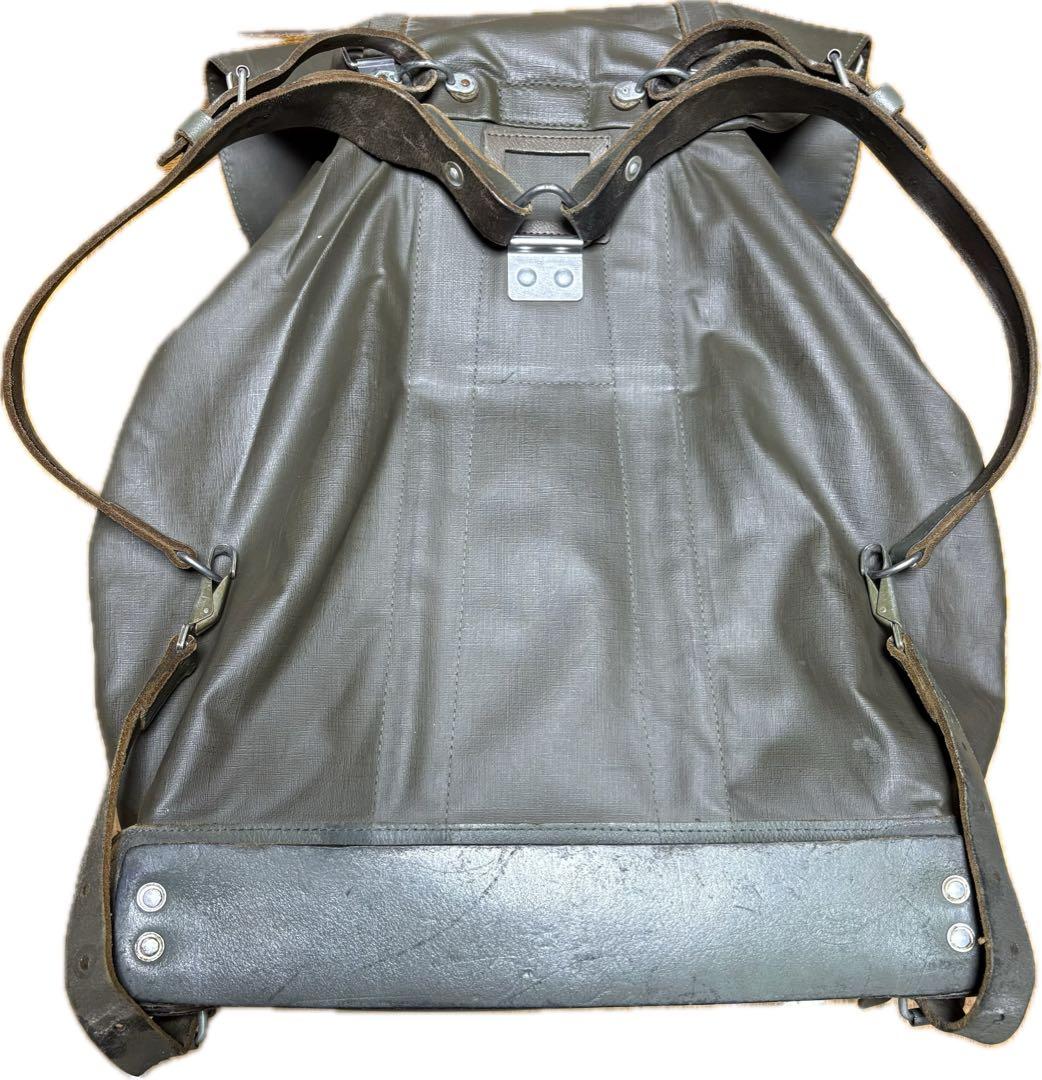 80s スイス軍 ビンテージ PVC ミリタリー リュック マウンテンバッグ