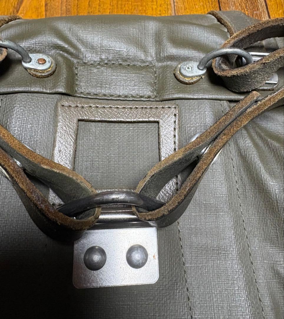 80s スイス軍 ビンテージ PVC ミリタリー リュック マウンテンバッグ