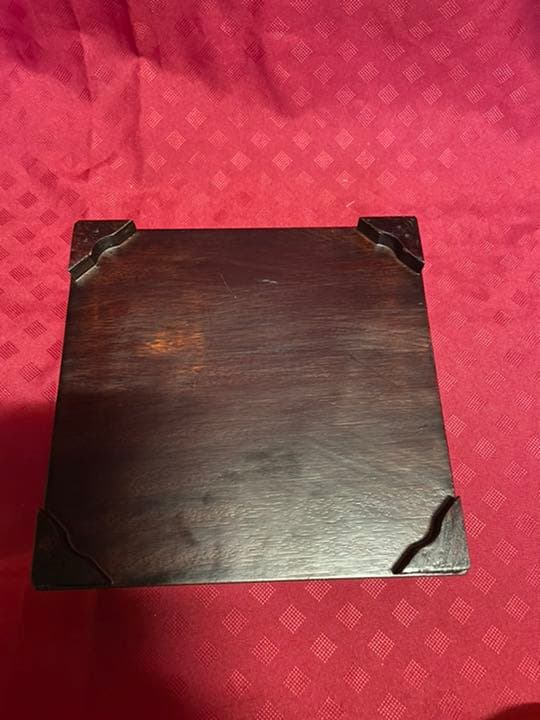 アンティーク品　クリスタルポール台付　玉大きめサイズ