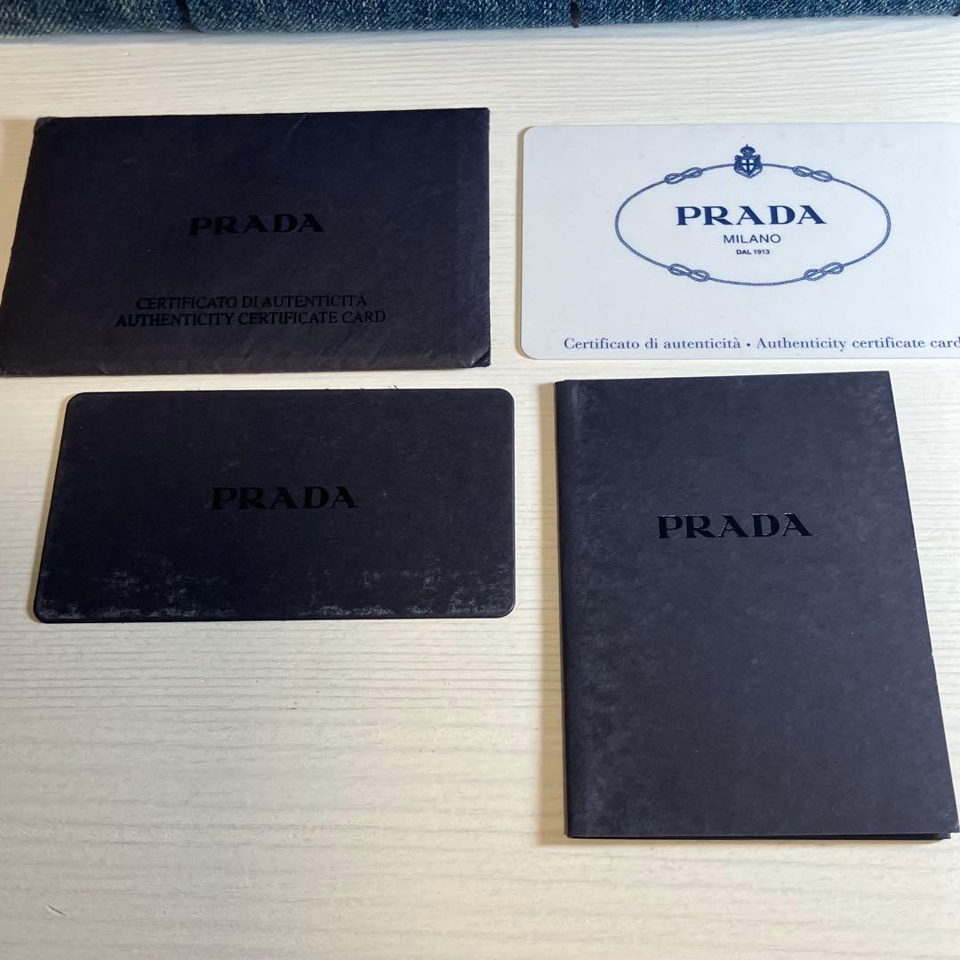 PRADA プラダ カナパミニ 2WAY トートバッグ デニム