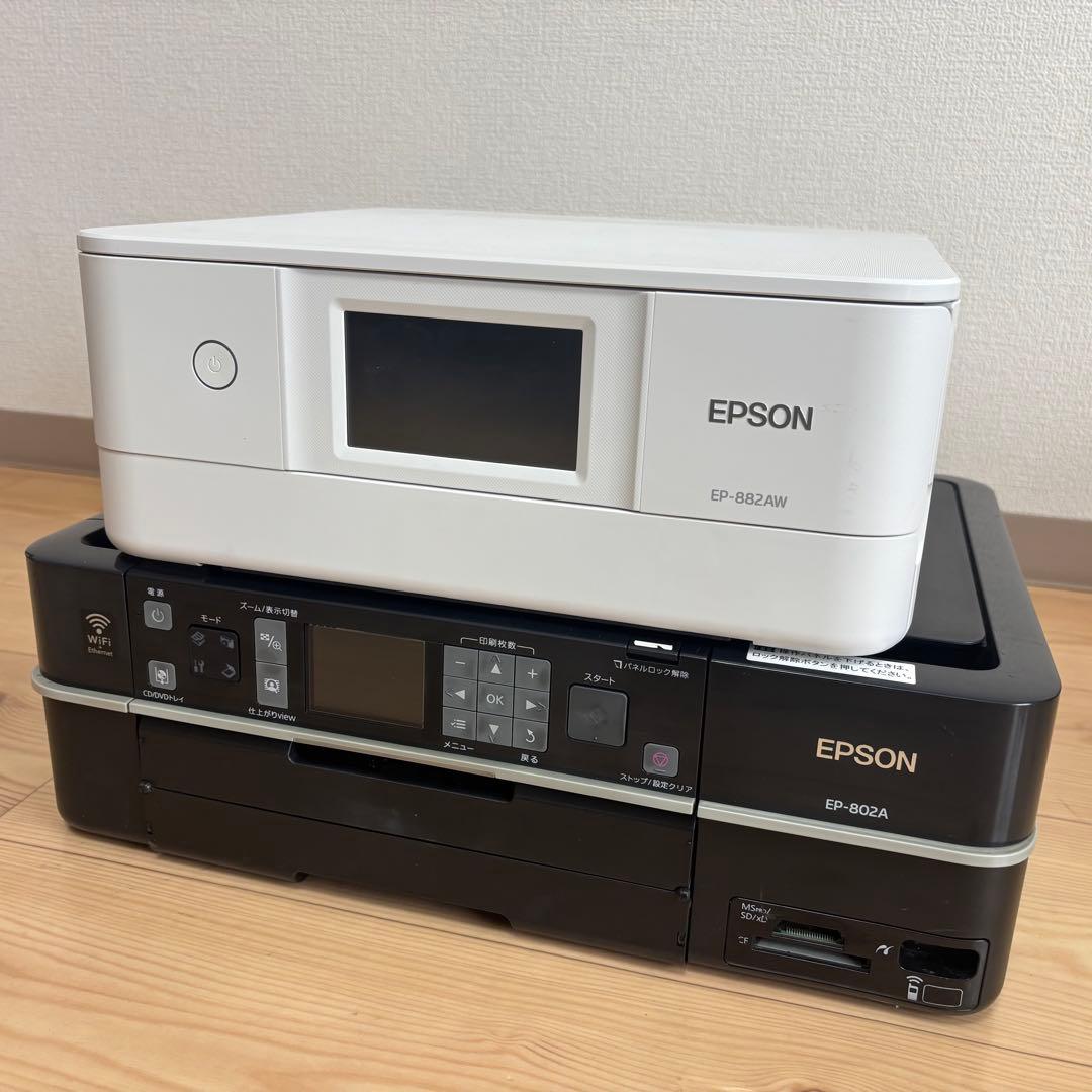 EPSON EP-882AW EP-802A プリンター　ジャンク　エプソン