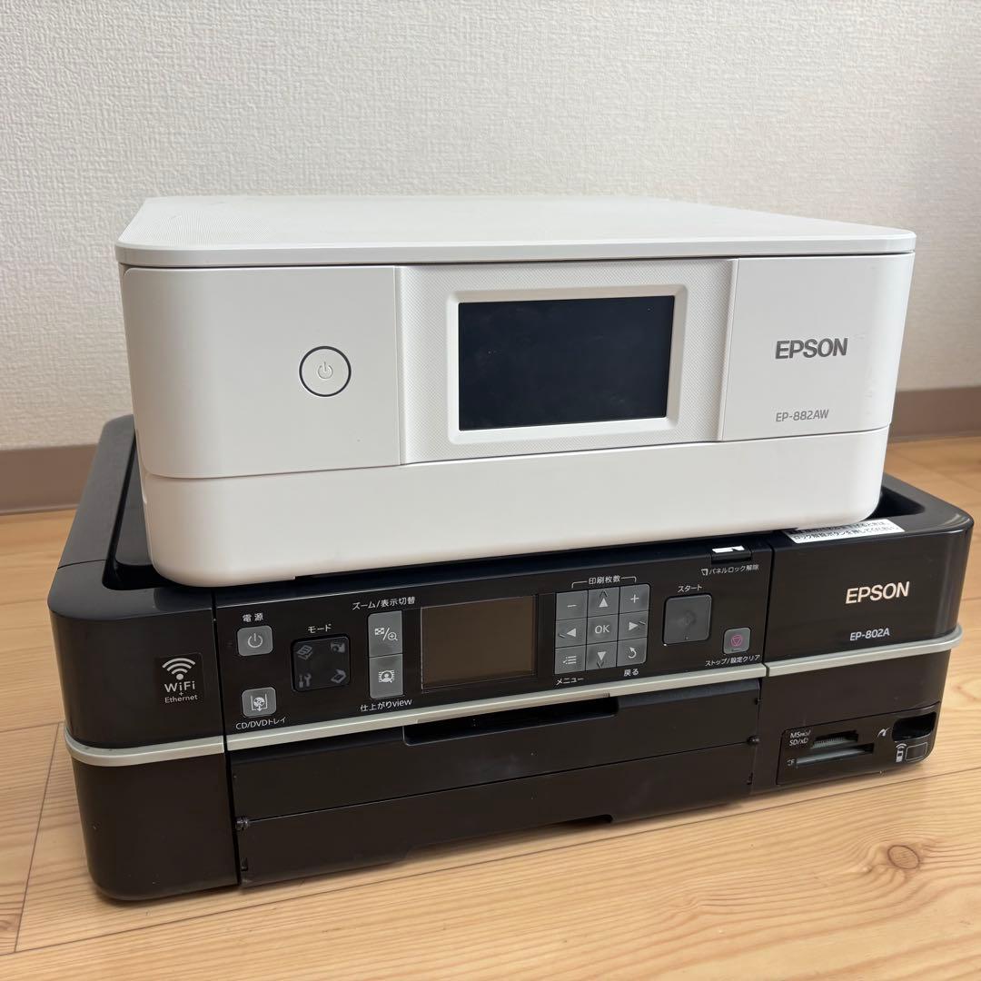 EPSON EP-882AW EP-802A プリンター　ジャンク　エプソン