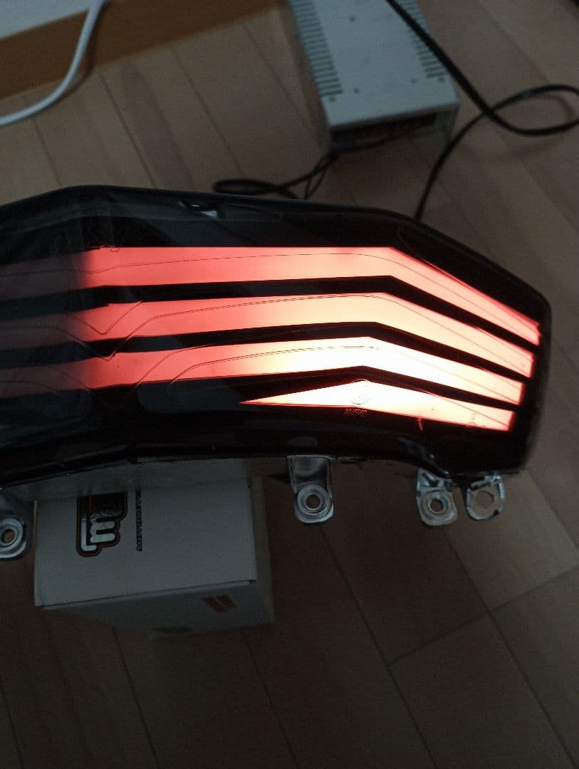 シグナスX社外ファイバーテールシーケンシャル7色レインボー3型se44j 1yp