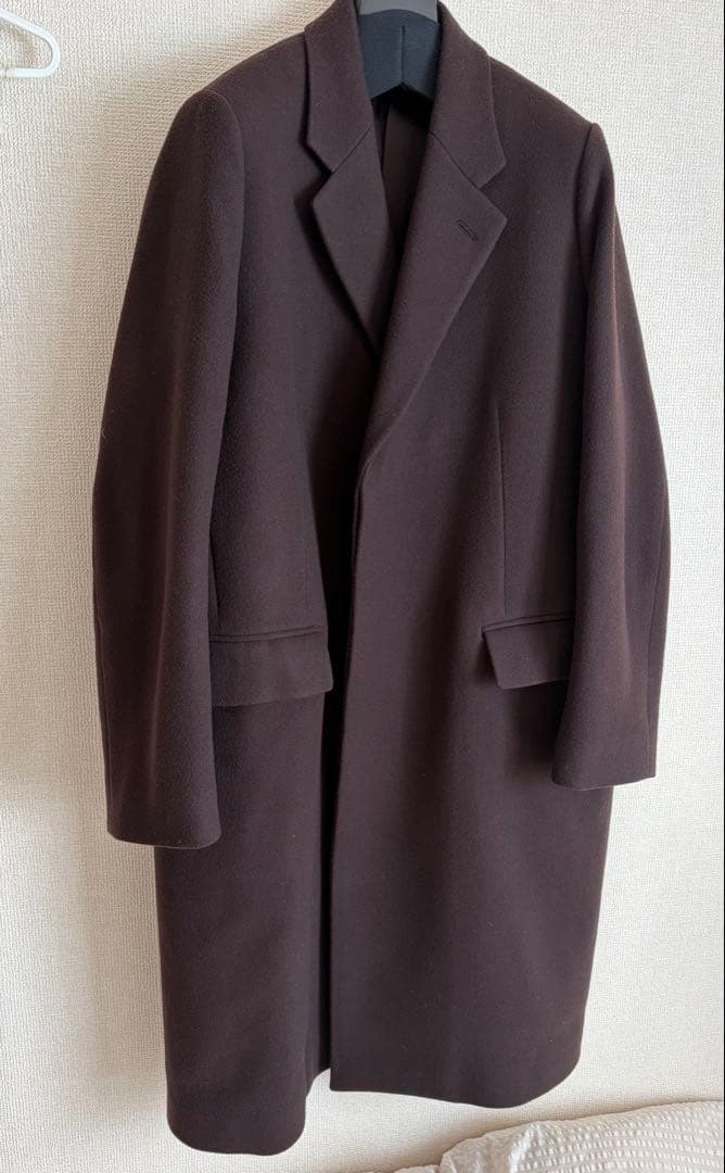 ジャケット・アウター AURALEE MELTON CHESTERFIELD COAT 4