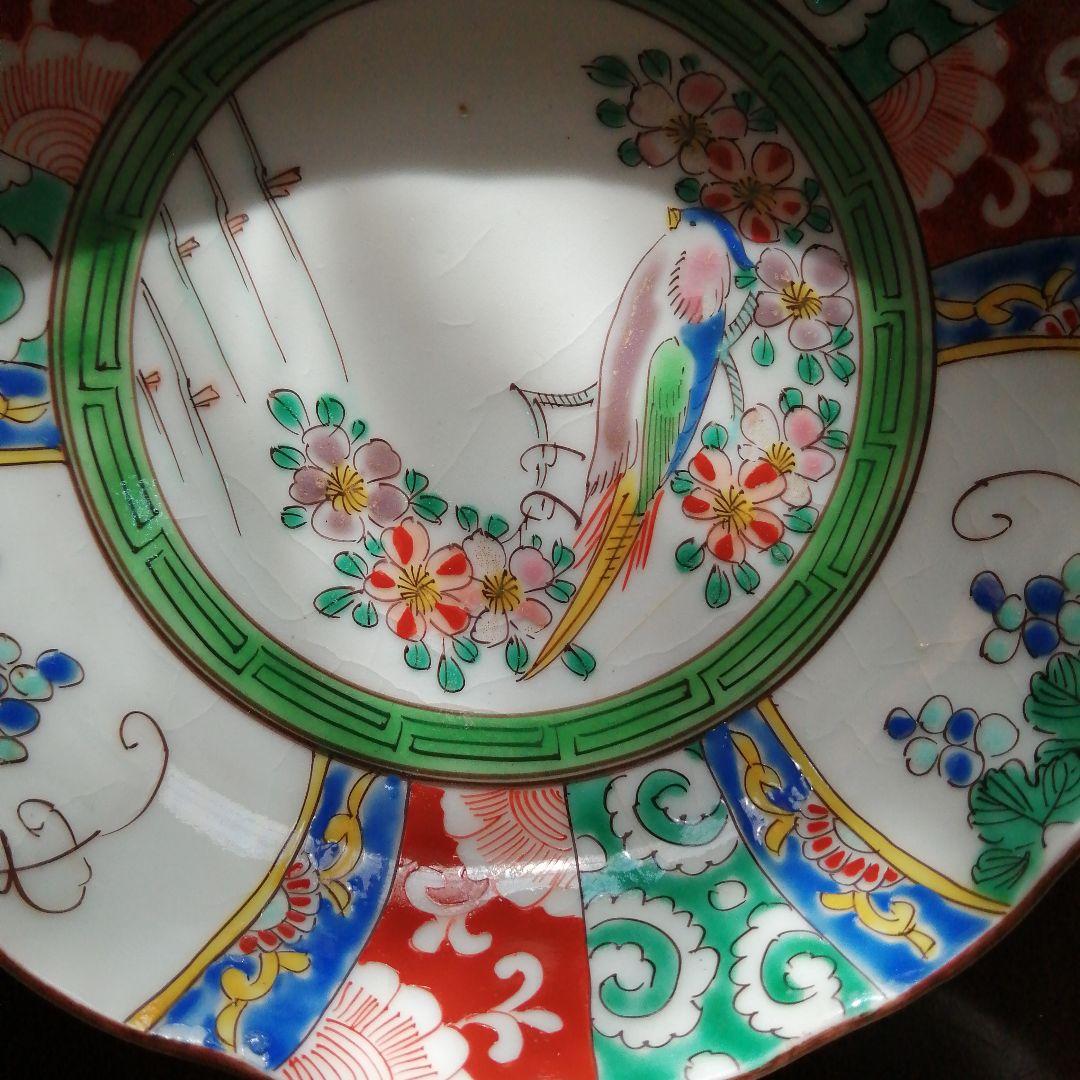 伊万里　色絵膾皿　15枚　14.5cm　明治期