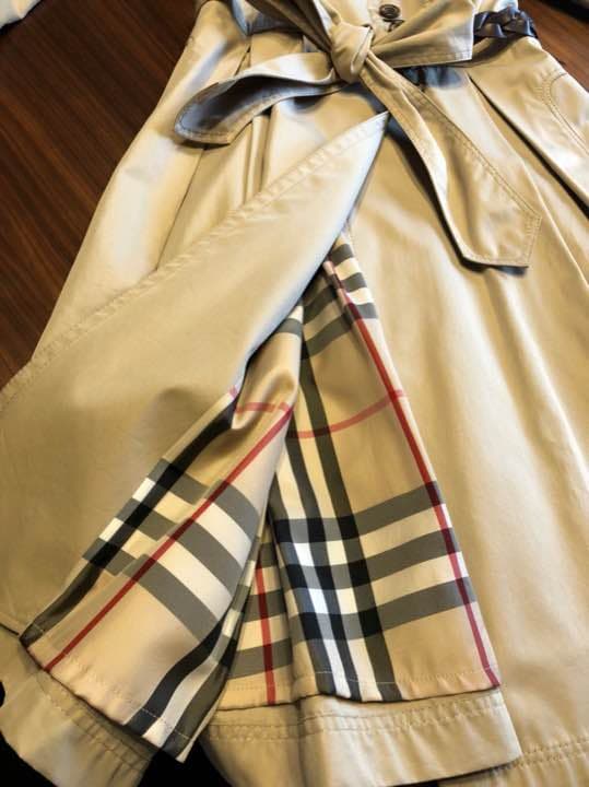 バーバリー ブルーレーベル 春物 トレンチコート M