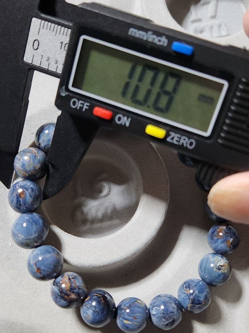 天然石ブレスレット　ブルーピーターサイト　すごくカッコいい♡　デニム