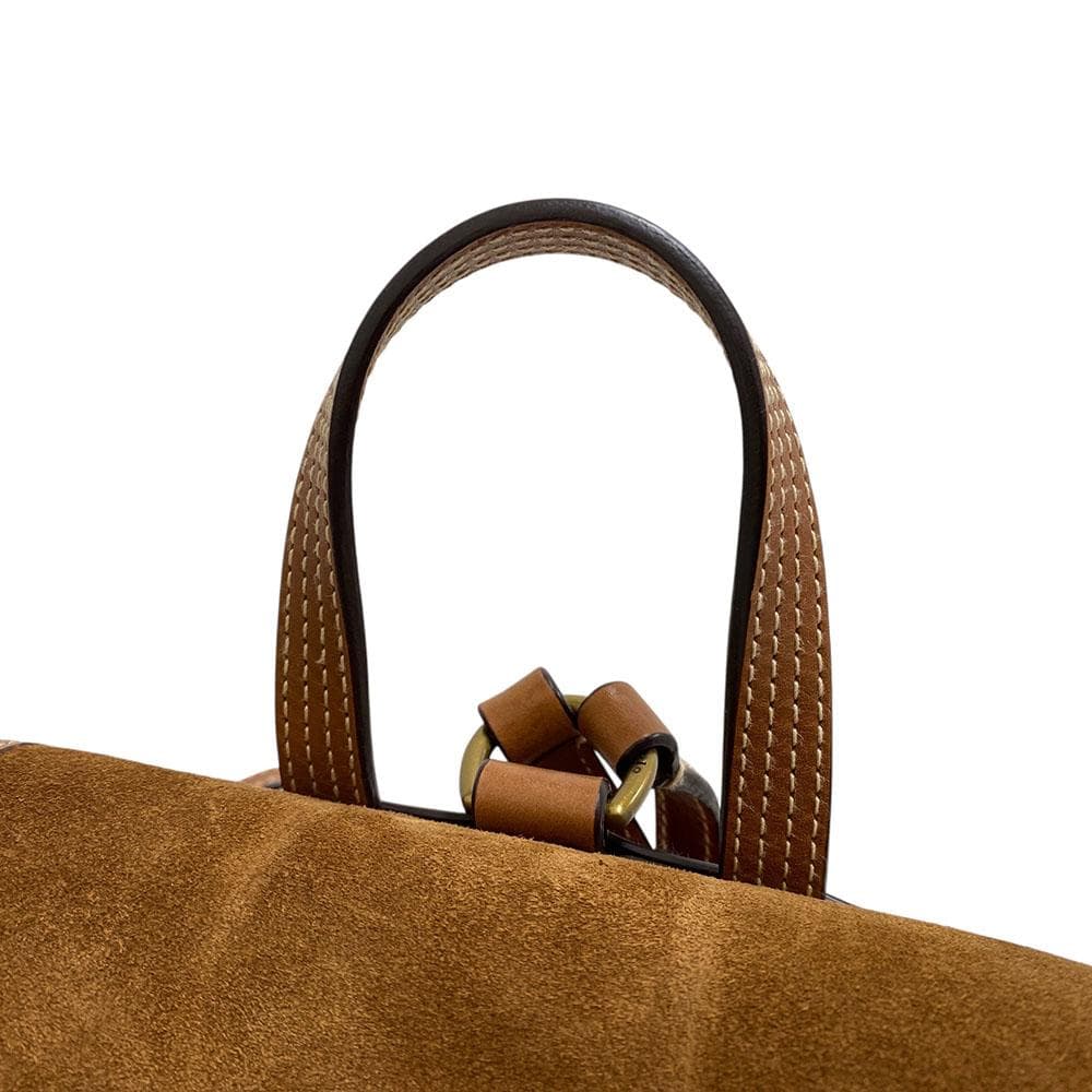 美品 ポロ ラルフローレン スエード Bellport バックパック リュック