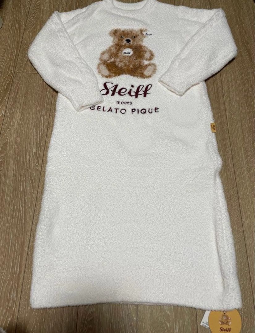 ジェラートピケ 【Steiff】パウダージャガードワンピース