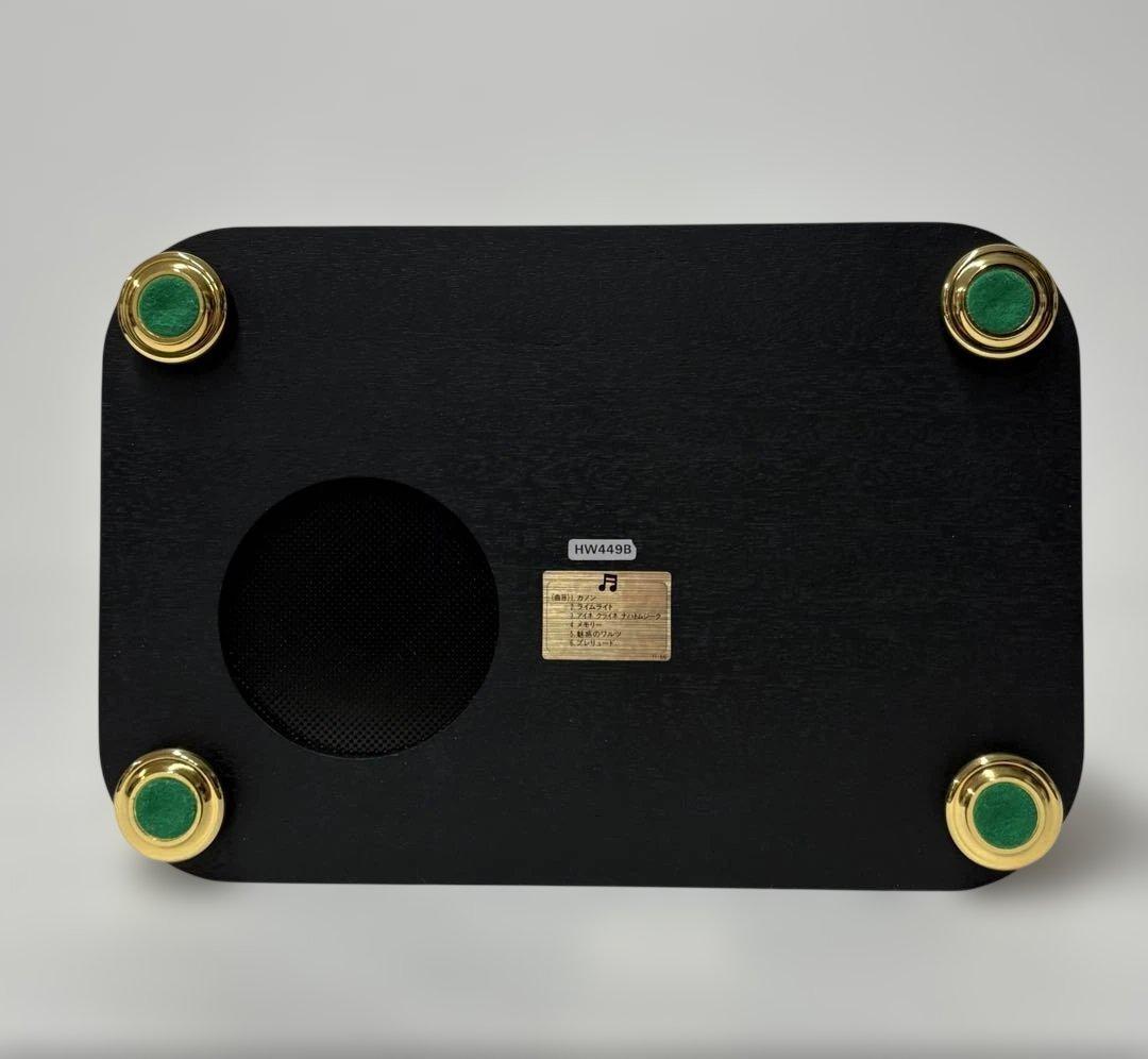 SEIKO EMBLEM HW449B 高級置時計 オルゴール ヴィンテージ