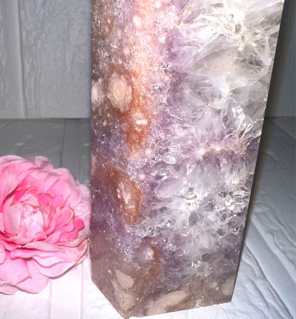 ⑭ピンクアメジスト♥️タワー♥️桜瑪瑙♥️花瑪瑙♥️チェリーブロッサム♥️フラワーアゲート