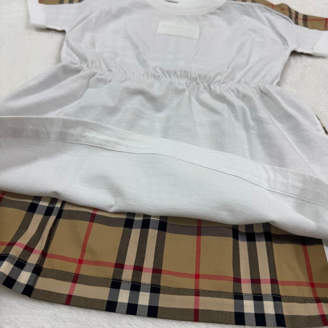 美品未使用　バーバリー　パネルチェックワンピース　ブルマ　セットアップ　80