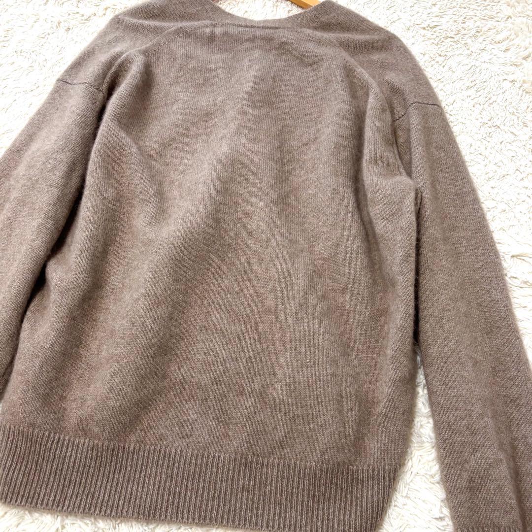 AURALEE オーラリー カシミヤ カーディガン ナチュラルブラウン 4