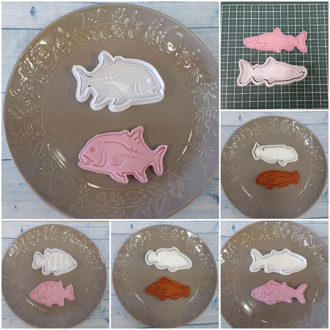 クッキー型　魚　御購入前に数と種類を選んでください