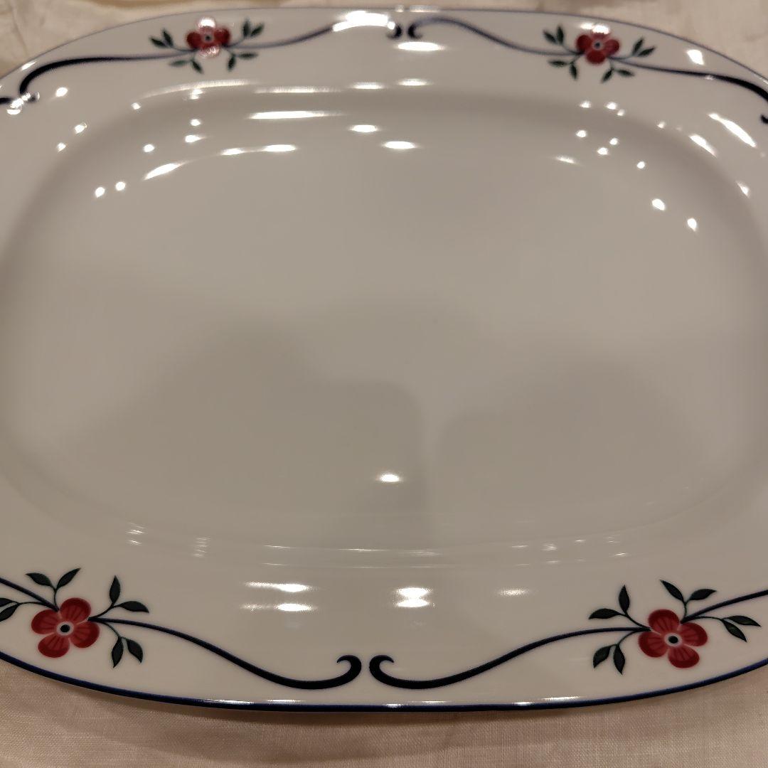 ロールストランド　スンドボーン　オーバル大皿プレート約36×28.5㌢