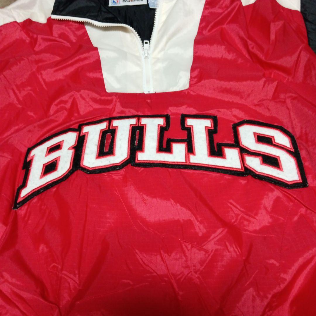 90s シカゴ・ブルズ　ハーフジップジャケット 古着