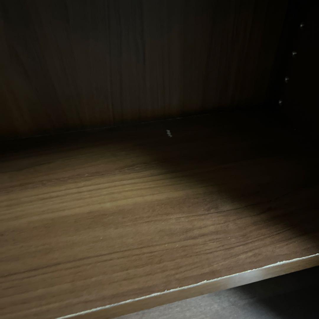 【日本製】天然木アルダー材 ライティングビューロー 幅70cm ウォールナット色