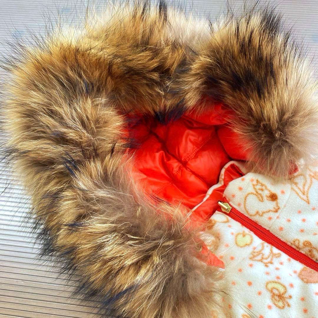 ≪未使用≫フランシュリッペ リバーシブルベスト ダウン×フリース