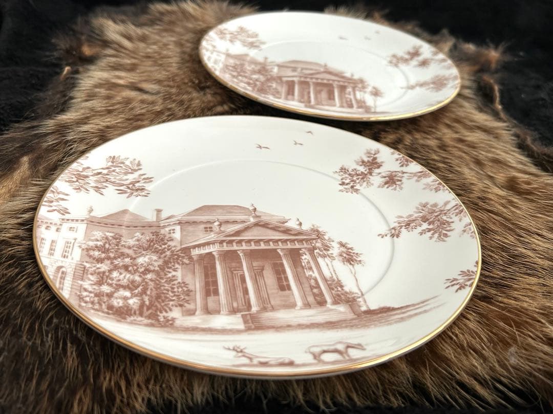 ★希少★ 【パラディアン】 アクセントハウス プレート 21cm✖️2枚