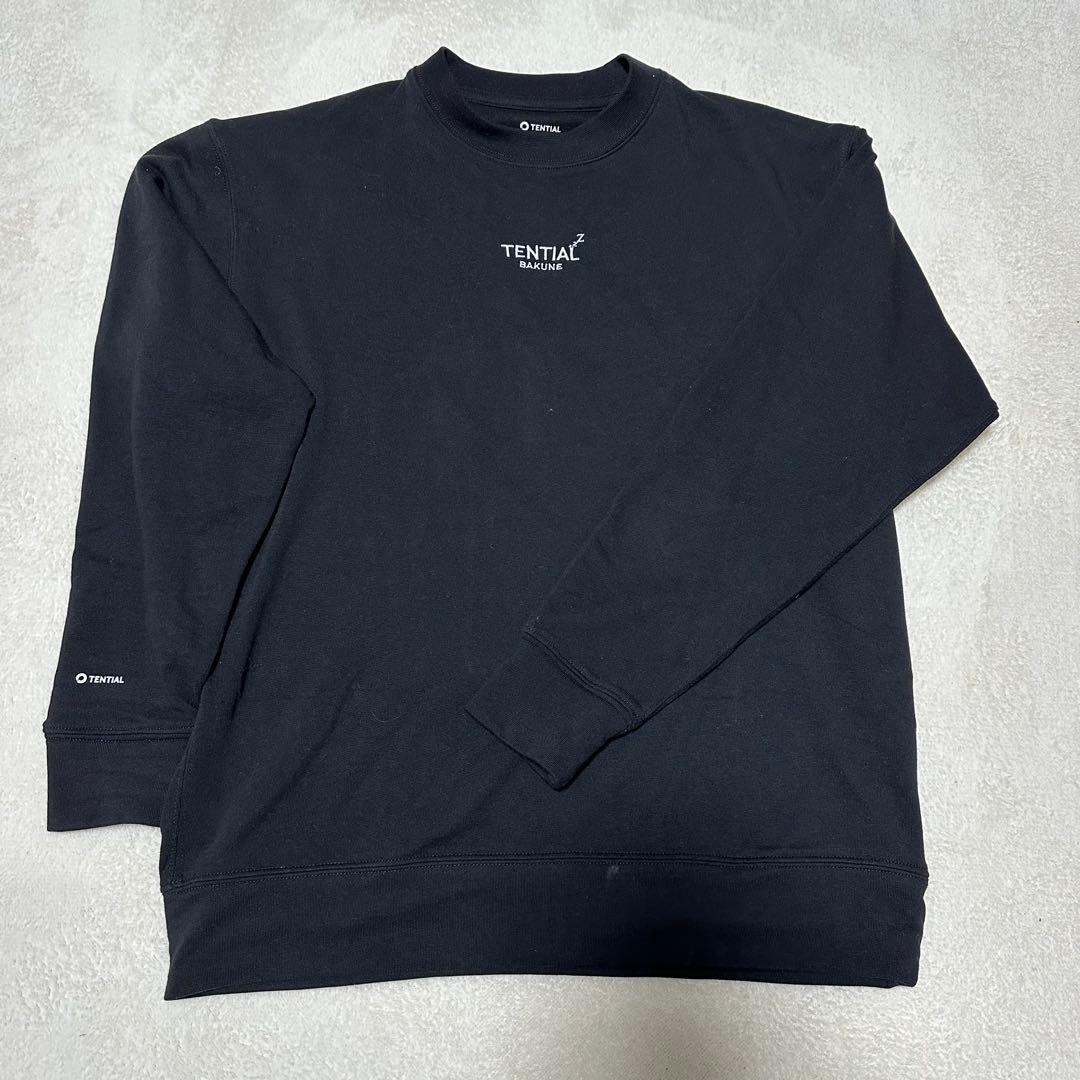 【試着のみ】TENTIAL BAKUNE ブラック スウェット