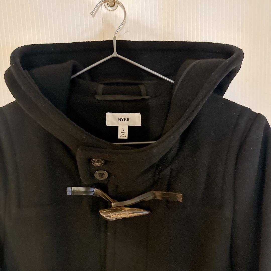 HYKE ダッフルコート　サイズ3 ダークネイビー