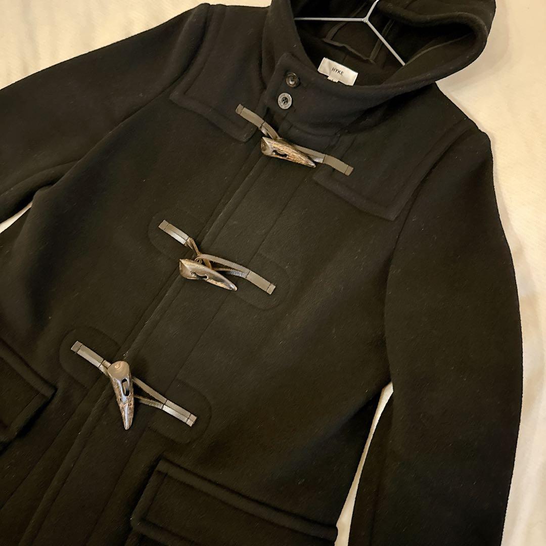 HYKE ダッフルコート　サイズ3 ダークネイビー