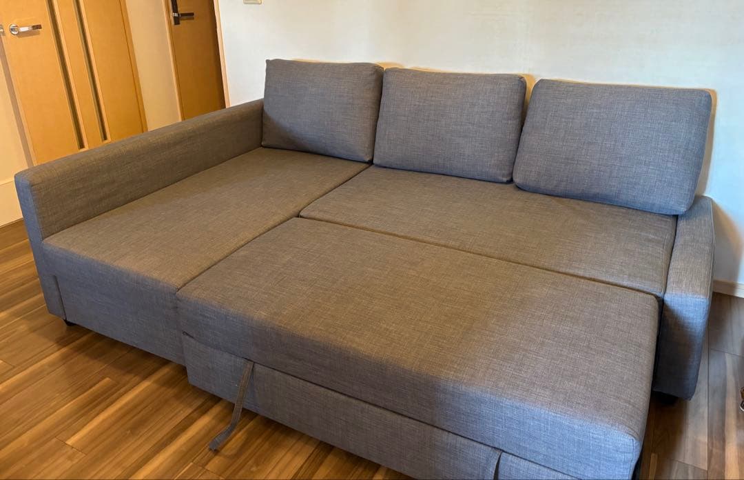 美品　IKEA ソファベッド FRIHETEN フリーヘーテン