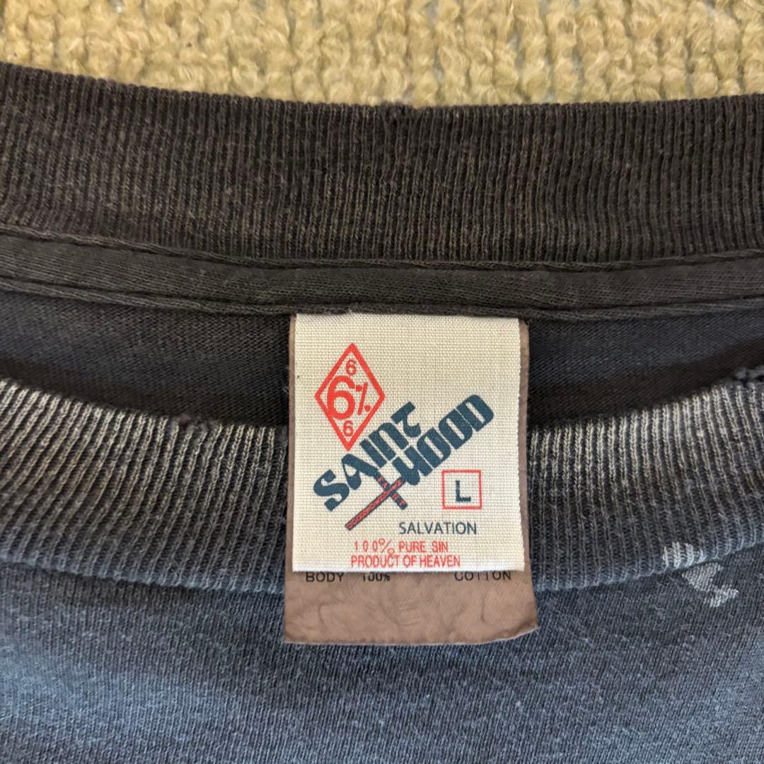 SAINT Mxxxxxx×NEIGHBORHOOD コラボロンT ブラック