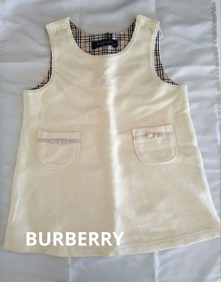 BURBERRY子供服ワンピース ジャンバースカート 90