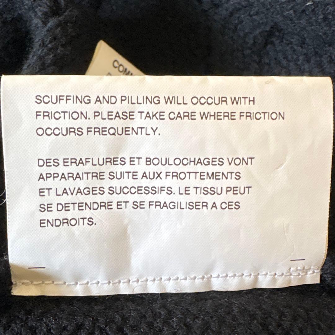 Lサイズ：コムデギャルソンオムドゥ AD2022 切替し カーディガン 黒
