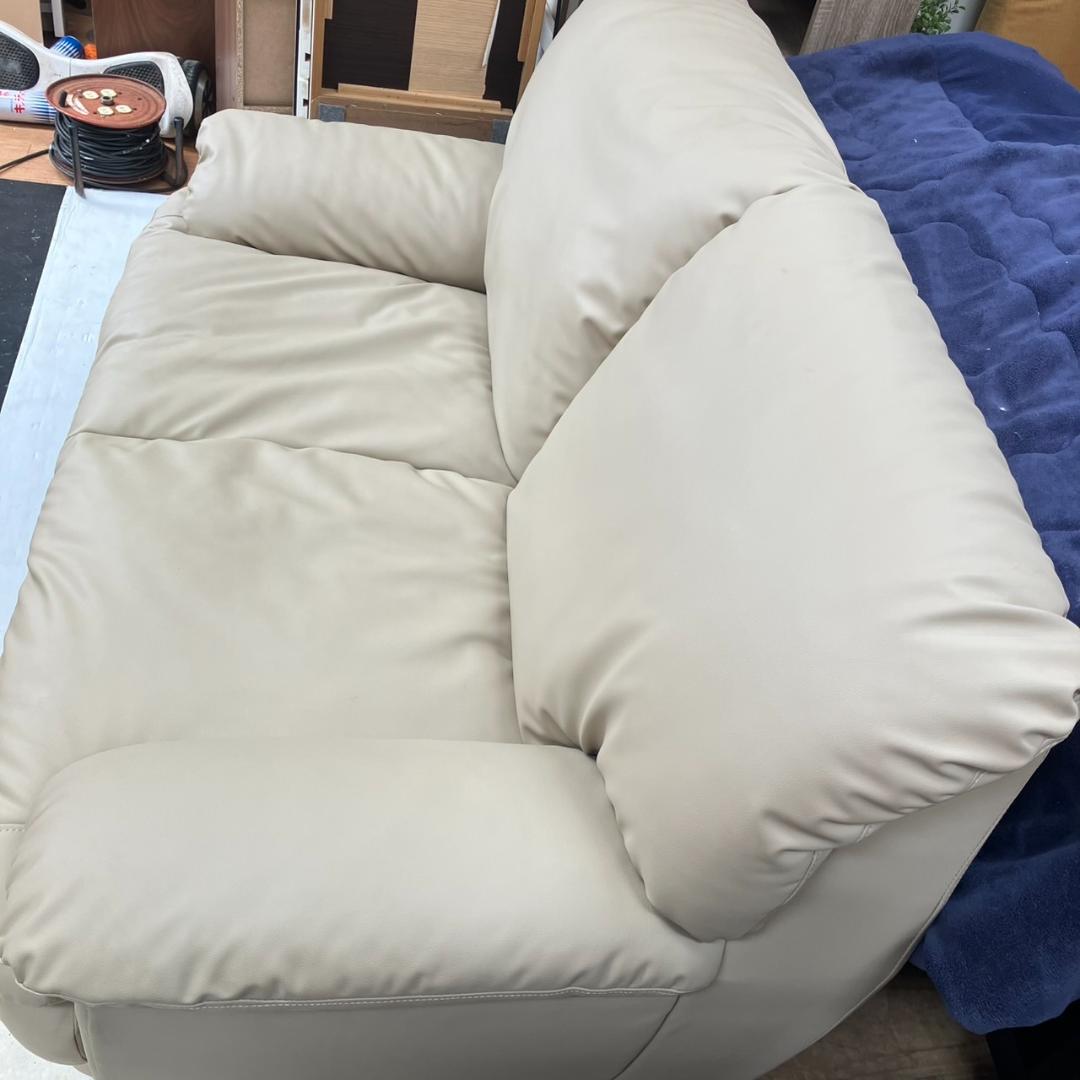 【福岡市 近郊限定】NITORI Nシールド 2人掛けソファ ブラウン 配送無料