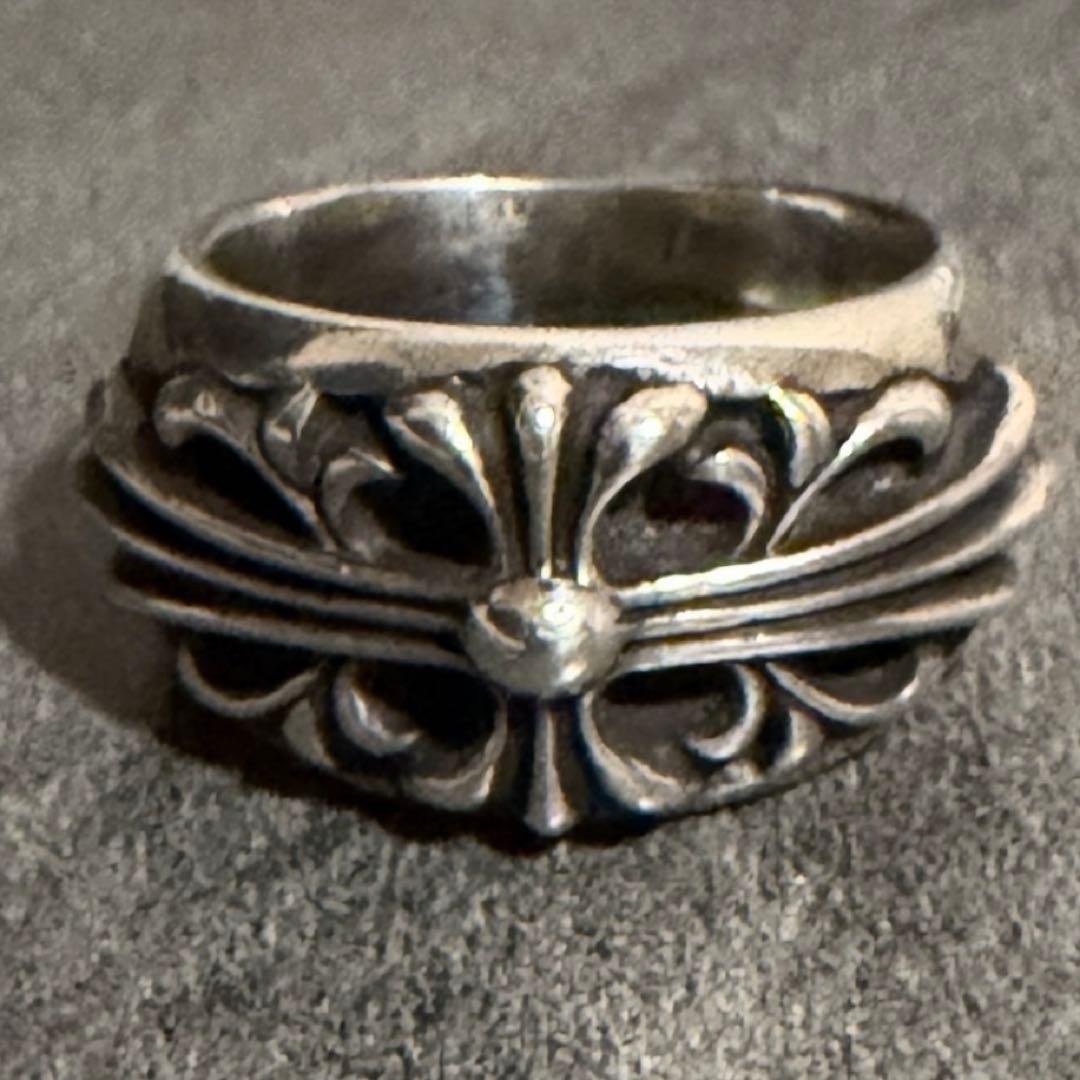 【レシート付き】フローラルクロスリング　クロムハーツ