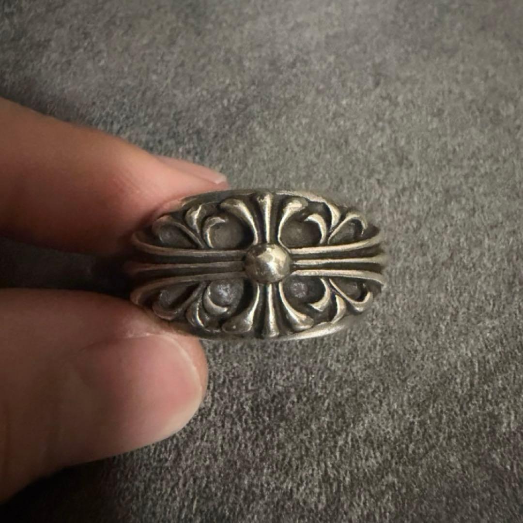 【レシート付き】フローラルクロスリング　クロムハーツ