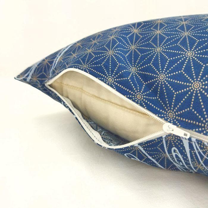 カバー付き座布団５枚セット 工場直販価格 銘仙判サイズ 55×59㎝ 綿わた使用