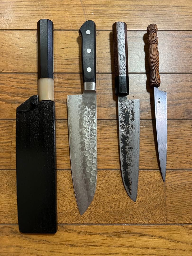 4本セット小山-木屋製　青紙鋼