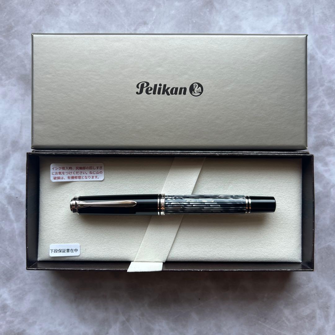 極美品　ペリカン　スーベレーン　m600 ｍ605 トータスシェルブラック　EF