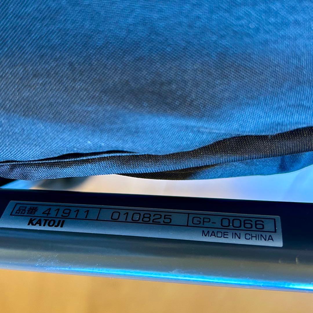 【美品】カトージ　2人でゴー 縦型 スリム 2人乗りベビーカー　ネイビー