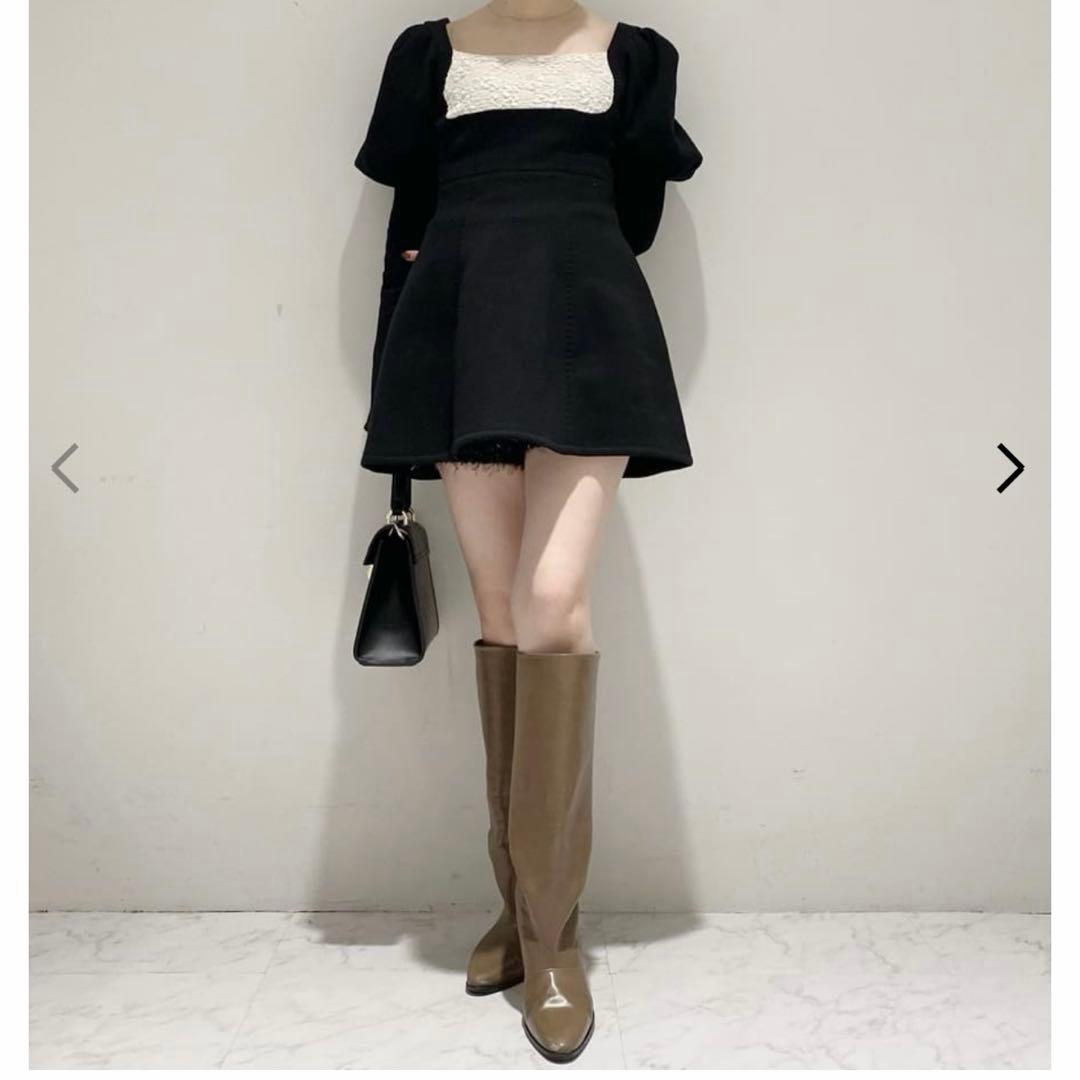 リリーブラウン　ロココ調スウェットミニワンピース　新品未使用