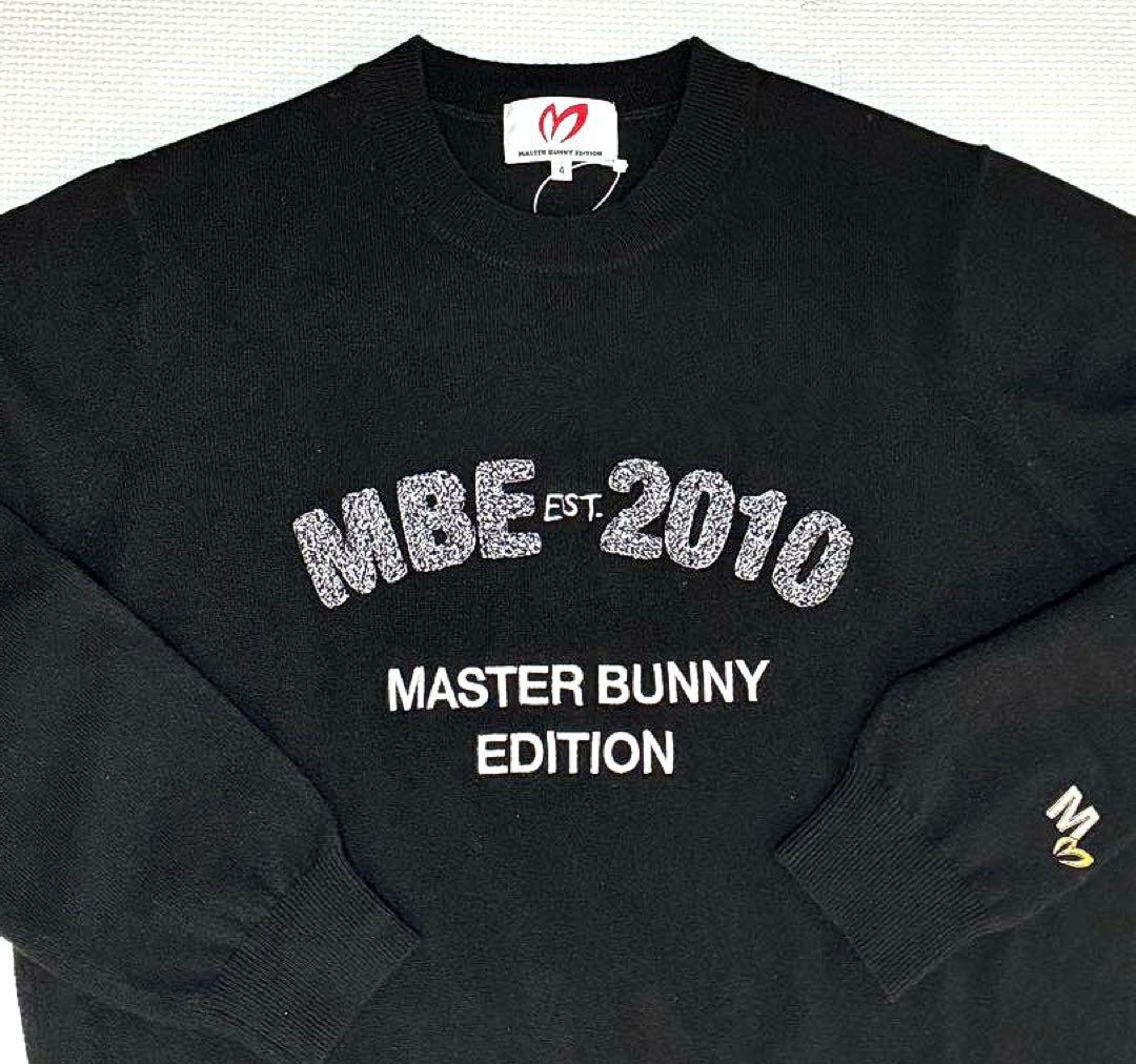 マスターバニーエディション カシミア100%ニットプルオーバー（BLK／4）