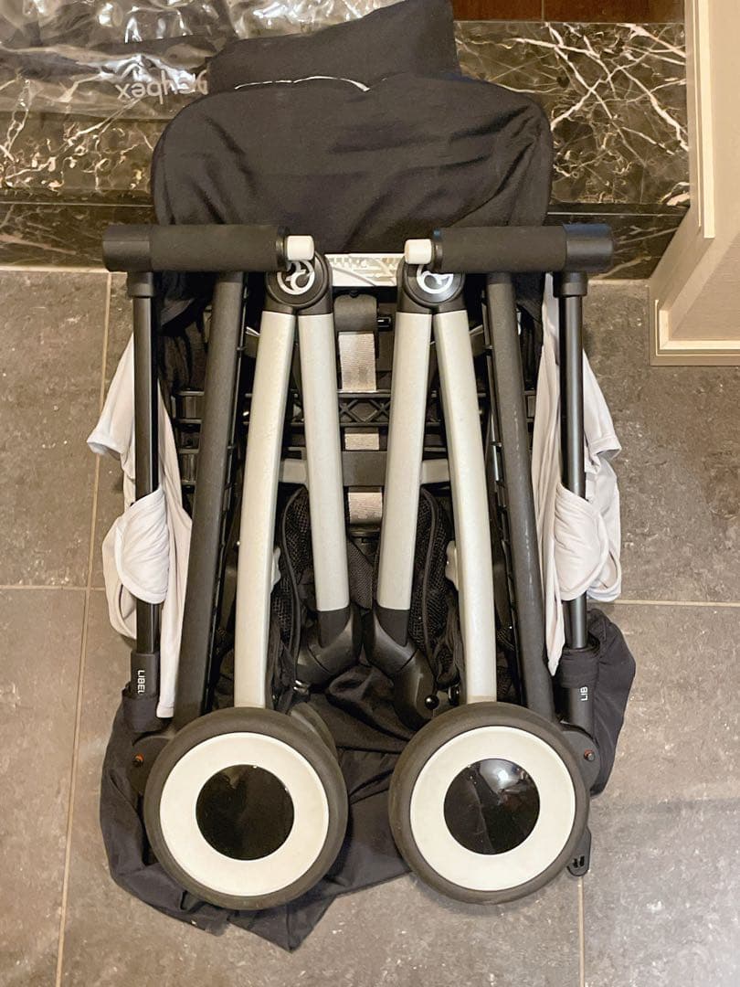 2024 サイベックス ベビーカー リベル フォググレー バッグ バンパー付美品